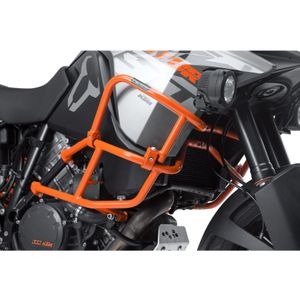 SW-MOTECH Sturzbügel Tank SBL.04.338.10101/O orange für KTM - Motorradteile - Anbauteile - Motorrad Sturzpads & -bügel