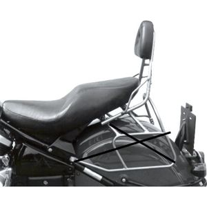 Hepco & Becker Sissybar schwarz für Kawasaki VN 1500 Drifter - Motorradteile - Anbauteile - Motorrad Sitzbänke & Sitzbankabdeckungen