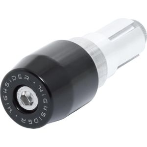 Highsider Lenkergewichte EVO Alu für 12 bis 21 mm Innen-Ø schwarz - Motorradteile - Anbauteile - Lenker, Lenkerenden, Handprotektoren & Griffe