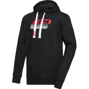 FLM Hoodie Racing schwarz XXL - Motorradbekleidung - Freizeitbekleidung - Pullover