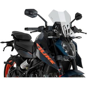 Puig Windschutzscheibe NG Touring klar für KTM 125/390 Duke 2024- - Motorradteile - Anbauteile - Windschutzscheiben & Scheiben