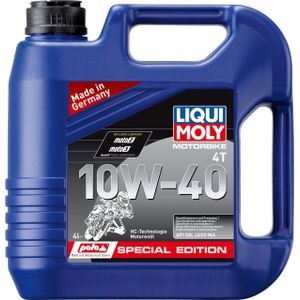 Liqui Moly Motoröl Motorbike 4T 10W-40 Polo-Special Edition 4 Liter - Motorradteile - Öle & Schmiermittel - Motorrad Motoröl