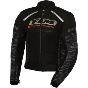FLM Ram Air Textiljacke schwarz M - Motorradbekleidung - Motorradjacken - Motorrad Textiljacken