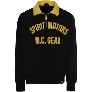 Spirit Motors Beaming Billy Motosweater schwarz M - Motorradbekleidung - Herren Motorradbekleidung - Herren Motorradjacken