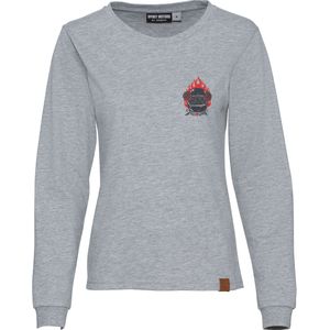 Spirit Motors Awesome Alexis Damen Longsleeve grau S - Motorradbekleidung - Freizeitbekleidung - Pullover