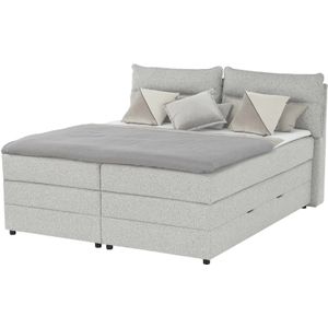 Boxspringbett mit Bettkasten Neto ¦ grau ¦ Maße (cm): B: 193 H: 109 Betten > Komfortbetten - Höffner