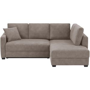 bobb Ecksofa  mit pflegeleichtem Bezugsstoff  Lisa de Luxe  ¦ braun ¦ Maße (cm): B: 235 H: 90 T: 184.0 Polstermöbel > Sofas > Ecksofas - Höffner
