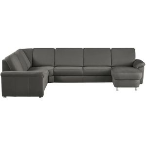 meinSofa Wohnlandschaft Mikrofaser Rita ¦ grau ¦ Maße (cm): B: 330 H: 91 T: 240.0 Polstermöbel > Sofas > Wohnlandschaften - Höffner
