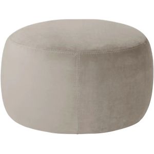 Samt Hocker  Amadi ¦ beige ¦ Maße (cm): B: 60 H: 40 Polstermöbel > Hocker - Höffner