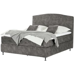 Kings and Queens Boxspringbett  Skyer ¦ grau ¦ Maße (cm): B: 184 H: 132 Betten > Boxspringbetten > Boxspringbetten 180x200 - Höffner
