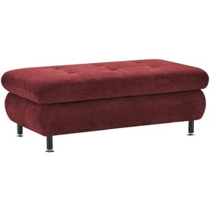 Lounge Collection XXL-Hocker  Sally ¦ rot ¦ Maße (cm): B: 129 H: 47 T: 64.0 Polstermöbel > Hocker - Höffner