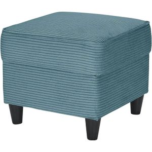 Hocker  Kivana ¦ türkis/petrol ¦ Maße (cm): B: 52 H: 45 T: 52.0 Polstermöbel > Hocker - Höffner