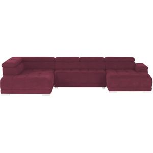 switch Wohnlandschaft aus Mikrofaser Campo ¦ rot ¦ Maße (cm): B: 374 H: 101 T: 220.0 Polstermöbel > Sofas > Wohnlandschaften - Höffner
