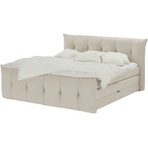 switch Boxspringbett mit Bettkasten Sofia ¦ beige ¦ Maße (cm): B: 184 H: 113 Betten > Boxspringbetten > Boxspringbetten 160x200 - Höffner