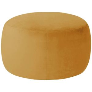 Samt Hocker  Amadi ¦ gelb ¦ Maße (cm): B: 60 H: 40 Polstermöbel > Hocker - Höffner
