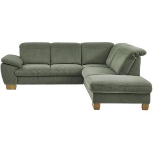 meinSofa Ecksofa  Raica-S ¦ grün ¦ Maße (cm): B: 266 H: 91 T: 243.0 Polstermöbel > Sofas > Ecksofas - Höffner