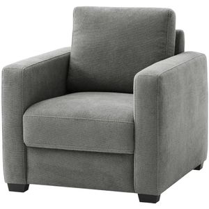 bobb Sessel mit Boxspringpolsterung  Lisa de Luxe ¦ grau ¦ Maße (cm): B: 85 H: 90 T: 93.0 Polstermöbel > Sessel > Relaxsessel - Höffner