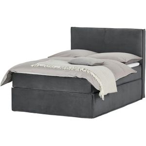 Boxi Boxspringbett 140 x 200 cm mit trendigem Keder Boxi Urban ¦ grau ¦ Maße (cm): B: 140 H: 125 Betten > Einzelbetten - Höffner