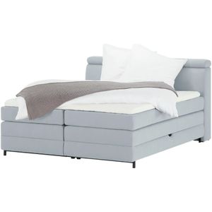switch Boxspringbett  Kay ¦ grau ¦ Maße (cm): B: 183 H: 108 Betten > Boxspringbetten > Boxspringbetten 180x200 - Höffner