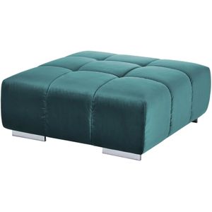 uno Hocker aus Samt  Origo ¦ grün ¦ Maße (cm): B: 103 H: 42 T: 103.0 Polstermöbel > Hocker - Höffner
