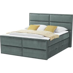 uno Boxspringbett mit Bettkasten Crocco ¦ blau ¦ Maße (cm): B: 157 H: 136 Betten > Komfortbetten - Höffner