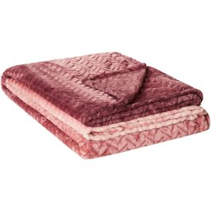 como Fleecedecke  Zopf Verlauf ¦ rosa/pink ¦ Synthetik ¦ Maße (cm): B: 150 Dekokissen & Decken > Tagesdecken & Bettüberwürfe - Höffner