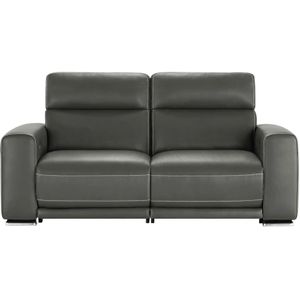 Wohnwert Einzelsofa Echtleder Alexia ¦ grau ¦ Maße (cm): B: 200 H: 97 T: 99.0 Polstermöbel > Sofas > 3-Sitzer - Höffner