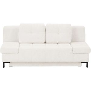 Querschläfer  aus Bouclé  Sammy ¦ beige ¦ Maße (cm): B: 206 H: 98 T: 98.0 Polstermöbel > Sofas > 2-Sitzer - Höffner