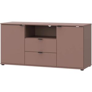TV-Lowboard  Gannano ¦ rot ¦ Maße (cm): B: 129,8 H: 63,1 T: 41.3 Kommoden & Sideboards > Lowboards - Höffner