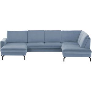 meinSofa Wohnlandschaft  Grace ¦ blau ¦ Maße (cm): B: 332 H: 89 T: 220.0 Polstermöbel > Sofas > Wohnlandschaften - Höffner