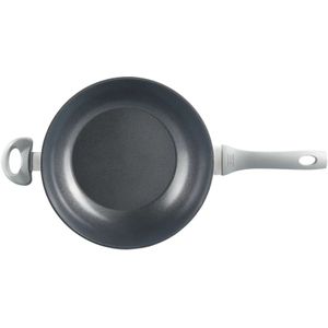 KHG Wokpfanne  ¦ schwarz ¦ Aluminium,Kunststoff ¦ Maße (cm): H: 7  Ø: 24 Töpfe & Pfannen & Zubehör > Pfannen > Bratpfannen - Höffner