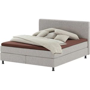 Wohnwert Boxspringbett  Dormian Boro ¦ grau ¦ Maße (cm): B: 140 H: 112 Betten > Einzelbetten - Höffner