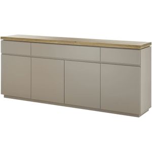 Sideboard  Brohl ¦ grau ¦ Maße (cm): B: 200 H: 86 T: 40.0 Kommoden & Sideboards > Sideboards - Höffner