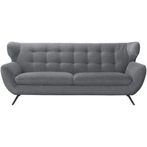Jette Home Sofa aus Mikrofaser Mellow ¦ grau ¦ Maße (cm): B: 225 H: 94 T: 95.0 Polstermöbel > Sofas > 3-Sitzer - Höffner