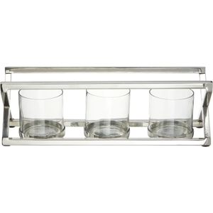 HOME STORY Teelichthalter  ¦ silber ¦ Edelstahl,Glas ¦ Maße (cm): B: 11 H: 12 Accessoires > Kerzen & Kerzenständer > Teelichthalter - Höffner