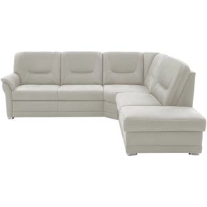 meinSofa Ecksofa aus Mikrofaser Edda ¦ silber ¦ Maße (cm): B: 253 H: 96 T: 238.0 Polstermöbel > Sofas > Ecksofas - Höffner