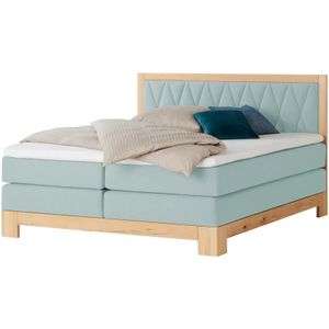 Switch Refresh Boxspringbett teilmassiv Endo ¦ grün ¦ Maße (cm): B: 180 H: 116 Betten > Boxspringbetten > Boxspringbetten 180x200 - Höffner