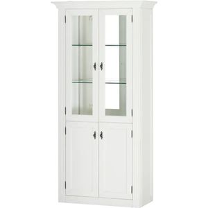 maison bleue Vitrine  Petit Chalet ¦ weiß ¦ Maße (cm): B: 92 H: 191 T: 44.0 Schränke > Vitrinen - Höffner