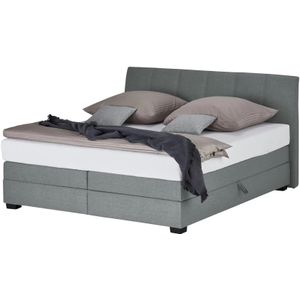 vanDoorn Boxspringbett  Chiara ¦ grau ¦ Maße (cm): B: 192 H: 107 Betten > Boxspringbetten > Boxspringbetten 180x200 - Höffner