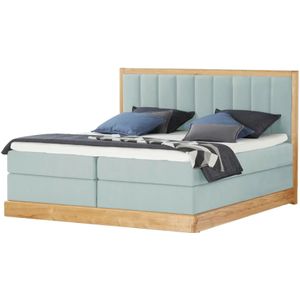 Switch Refresh Massivholz-Boxspringbett  Alma ¦ grün ¦ Maße (cm): B: 152 H: 126 Betten > Einzelbetten - Höffner
