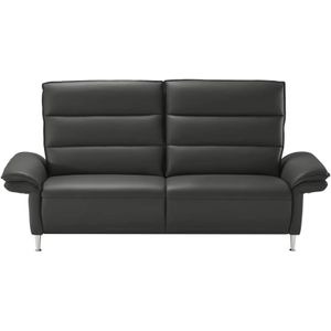 Wohnwert Einzelsofa Leder Marlena ¦ schwarz ¦ Maße (cm): B: 208 H: 107 T: 97.0 Polstermöbel > Sofas > 3-Sitzer - Höffner