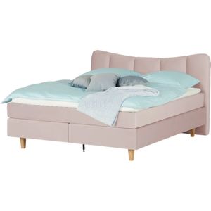 Boxspringbett  Dalur ¦ rosa/pink ¦ Maße (cm): B: 140 H: 110 Betten > Einzelbetten - Höffner