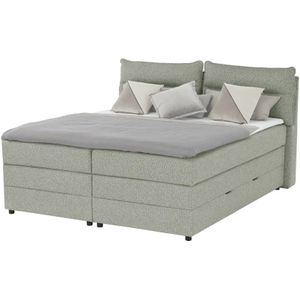 Boxspringbett mit Bettkasten Neto ¦ grün ¦ Maße (cm): B: 193 H: 109 Betten > Komfortbetten - Höffner