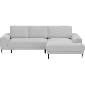 switch Ecksofa aus Cord Capitol ¦ silber ¦ Maße (cm): B: 276 H: 89 T: 175.0 Polstermöbel > Sofas > Ecksofas - Höffner