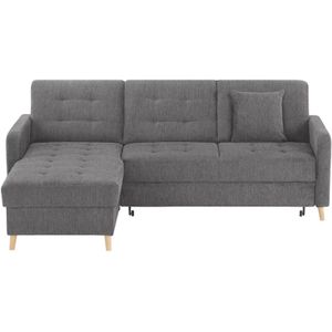 Ecksofa mit Schlaffunktion Venus ¦ grau ¦ Maße (cm): B: 222 H: 87 T: 162.0 Polstermöbel > Sofas > Ecksofas - Höffner