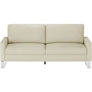 Max Schelling Einzelsofa aus Echtleder Maximum ¦ beige ¦ Maße (cm): B: 184 H: 86 T: 97.0 Polstermöbel > Sofas > 2-Sitzer - Höffner