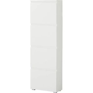 smart Schuhkipper  Ben ¦ weiß ¦ Maße (cm): B: 58 H: 176 T: 25.0 Garderoben & Kleiderstangen > Garderoben Schuhschränke - Höffner
