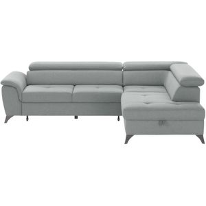 switch Ecksofa  Aldeia ¦ silber ¦ Maße (cm): B: 252 H: 70 T: 200.0 Polstermöbel > Sofas > Ecksofas - Höffner