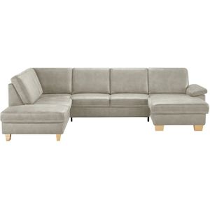 meinSofa Wohnlandschaft  Kunstleder Samu ¦ grau ¦ Maße (cm): B: 316 H: 90 T: 235.0 Polstermöbel > Sofas > Wohnlandschaften - Höffner