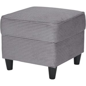 Hocker  Kivana ¦ grau ¦ Maße (cm): B: 52 H: 45 T: 52.0 Polstermöbel > Hocker - Höffner